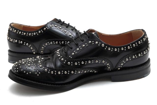 チャーチ Church 39 S ビジネスシューズ Burwood Met ウイングチップ バーウッド スタッズ 価格 メンズ