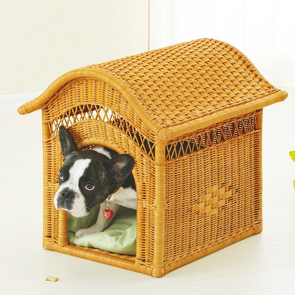 お洒落無限大 ペットハウス ラタン 犬小屋 籐家具 幅45cm ラタン 送料無料 犬小屋 室内用 アジアン Sale 送料無料 Www Iacymperu Org