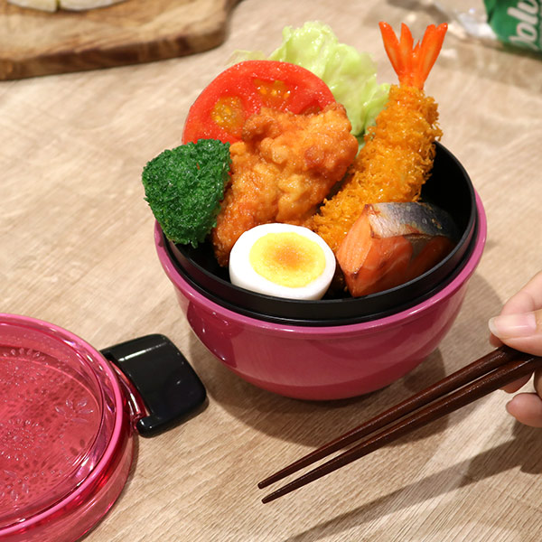 お弁当箱 ランチボウル Mon Mode 花 どんぶり型 700ml （ 弁当箱 丼 電子レンジ対応 食洗機対応 電子レンジ ランチボックス どんぶり弁当の通販はau PAY マーケット