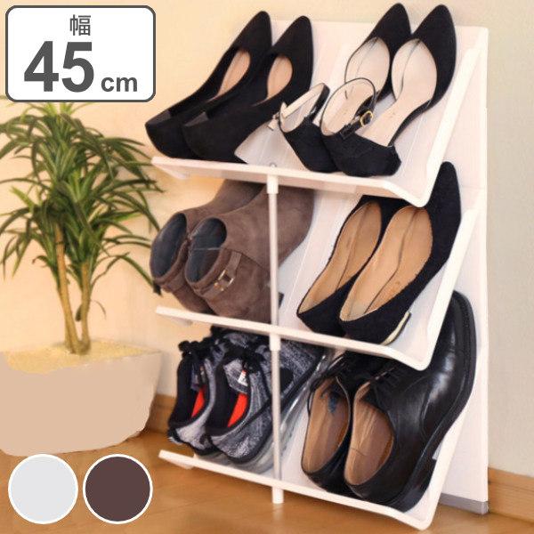 シューズラック 省スペース 3段 シューズボックス 靴箱 靴入れ 幅45 奥行18 コンパクト 靴 収納 薄型 ラック 玄関収納 玄関 ラック の通販はau Pay マーケット リビングート 商品ロットナンバー