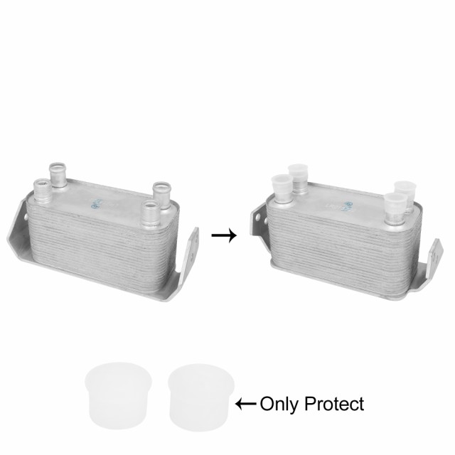 ずっと気になってた X AUTOHAUX エンジンオイルクーラー シルバー