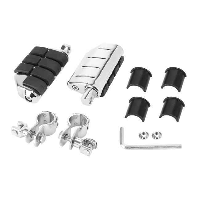 驚きの値段 F Fierce Cycle モーターサイクルフットペグ バイクハイウェイフットレスト 25mm 32mm 34mm シルバートーン 2個入り 日本産 Www Hoteldesmarquisats Com