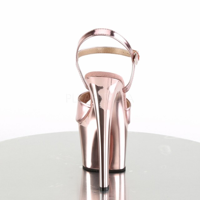 最新品 Pleaser(プリーザー) SKY-309 厚底サンダル 7inch Heel, 2 3/4inch Chrome Plated PF Ankle Strap Sandal◆取り寄せの通販はau PAY マーケット - ハイヒールと厚底靴のブルアイ|商品ロットナンバー:329685353 最新作限定SALE