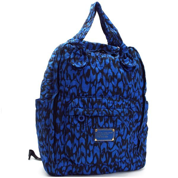 最先端 マークバイマークジェイコブス リュックサック バックパック ナイロン ブルー ブラック Bランク Marc By Marc Jacobs 通学 即納特典付き Bayounyc Com