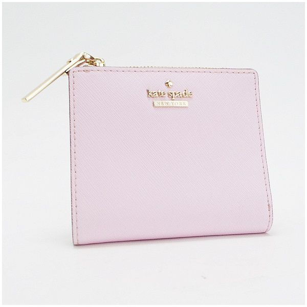 超美品 ケイトスペード Spade 折財布 財布 Kate 小物 新品 ローズピンク Gekiyasuten Ho