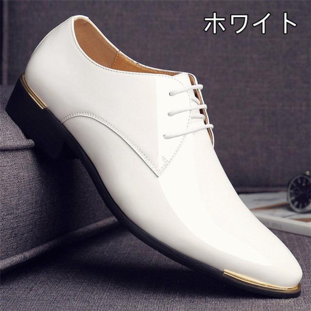 メンズ 紳士靴 ビジネスシューズ エナメルフォーマル レースアップ ドレスシューズ 結婚式 卒業式 通勤 オフィス 冠婚葬祭の通販はau Wowma ワウマ Lindo 商品ロットナンバー
