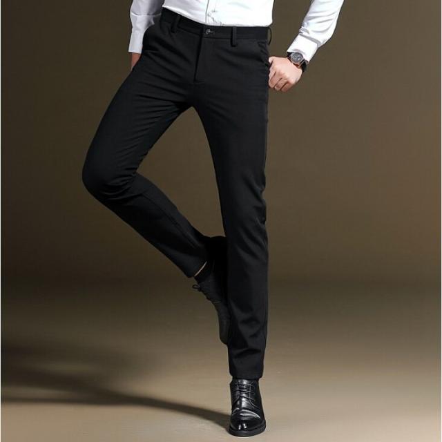 スラックス メンズ ビジネスパンツ 通勤 フォーマル ロングパンツ ストレッチ スキニーパンツ 大人気 紳士 カジュアル 無地 ボトムの通販はau Wowma ワウマ Lindo 商品ロットナンバー