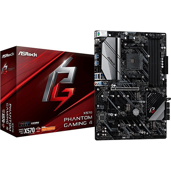 Asrock X570 Phantom Gaming 4 Amd Ryzen Cpu Am4 X570チップセット搭載 大好評です 3000シリーズ Soket 対応 Atxマザーボード