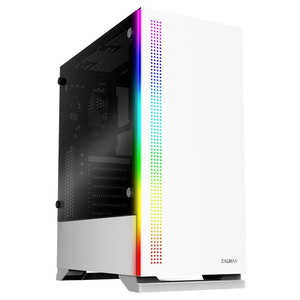 ZALMAN [S5 White] ミドルタワー型PCケース S5 White