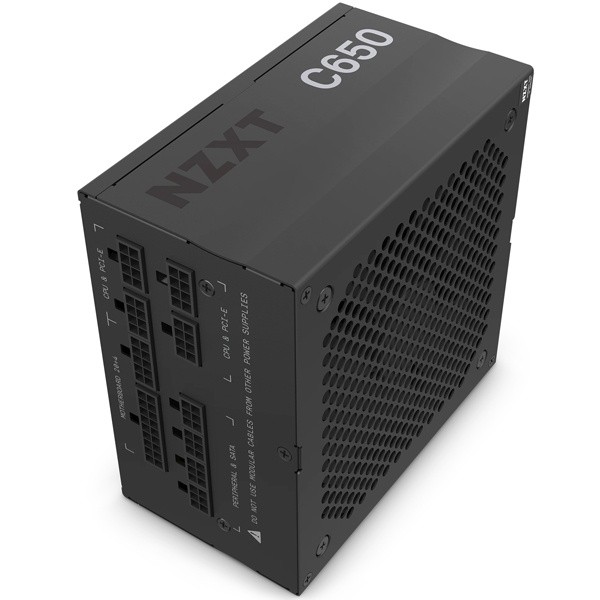 NZXT [PA-6G1BB-JP] C650 電源ユニット 80 Plus Gold 認証 定格 650W 出力