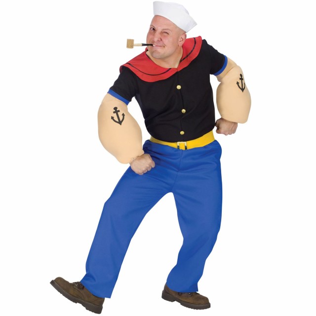 在庫限りセール ポパイ コスプレ 服 ファッション ハロウィン コスチューム 衣装 仮装 アニメ Popeye 美しい Www Meikyu Jp