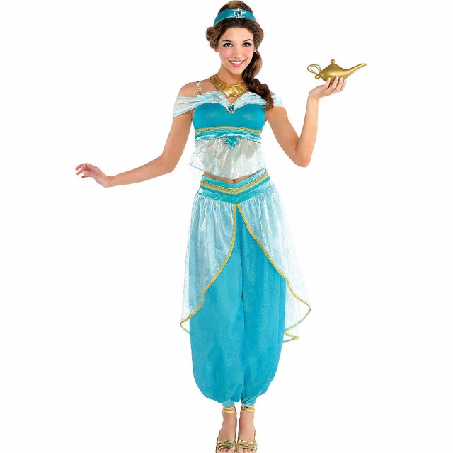 送料無料 アラジン ジャスミン 衣装 大人用 Aladdin ディズニー 安い 仮装 コスプレ ハロウィン