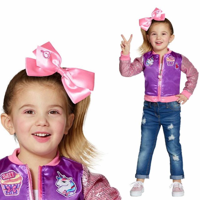 送料無料 ジョジョシワ コスプレ 子供服 ドレス ワンピース リボン ハロウィン キッズ Jojosiwa