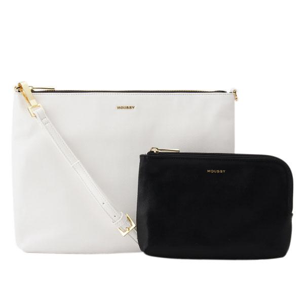 マウジー Moussy Multi Shoulder ポーチ付き 斜めがけショルダーバッグ