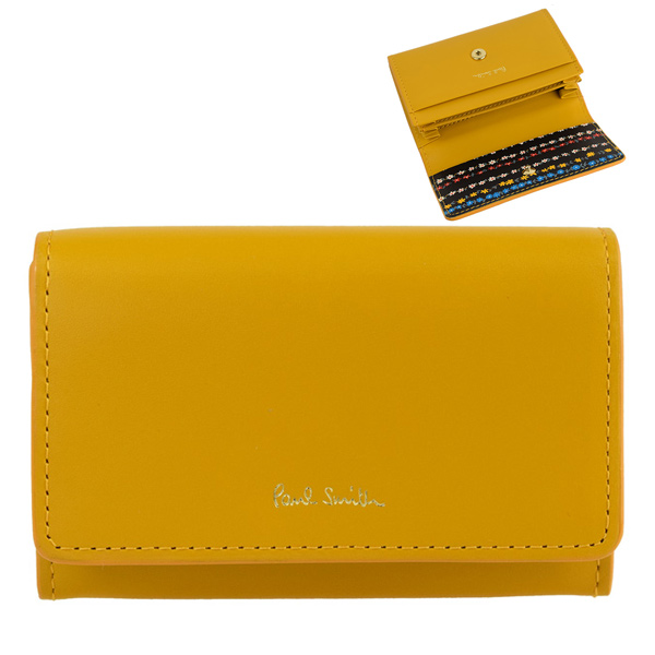 偉大な ポールスミス 名刺入れ カードケース メンズ レディース Paul Smith 花柄 イエロー 男性 女性 プレゼント ブランド ギフト カードケース 速達メール便送料無料 Centrodeladultomayor Com Uy