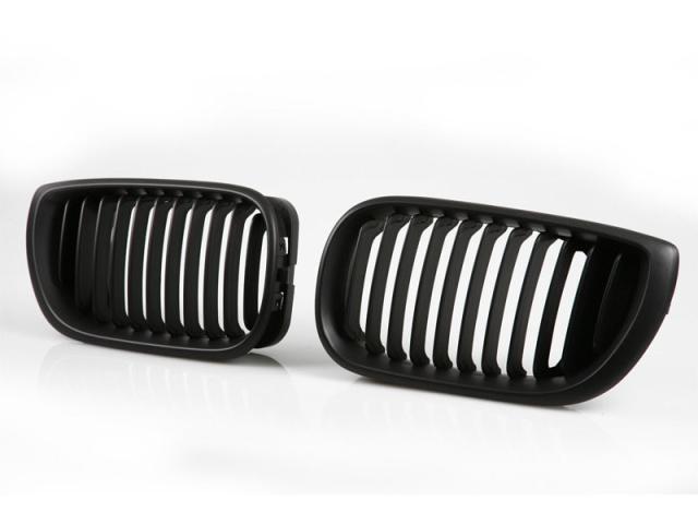 大特価アウトレット Bmw E46 用 後期 マットブラックキドニーフロントグリル 3シリーズ 02 05年 マイナーチェンジー後 新品 送料込み 魅力的な Farmerscentre Com Ng