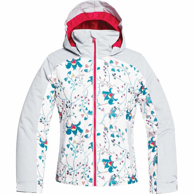 (取寄) ロキシー ガールズ デルスキー ジャケット Roxy Girls' Delski Jacket Bright White Haloの