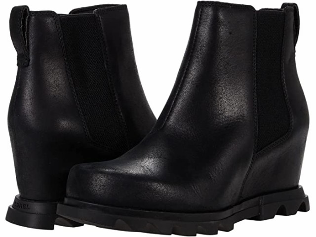 (取寄) ソレル ジョアン オブ アークティック ウェッジ 3 チェルシー SOREL Joan of Arctic Wedge III Chelsea Black/Sea Salt