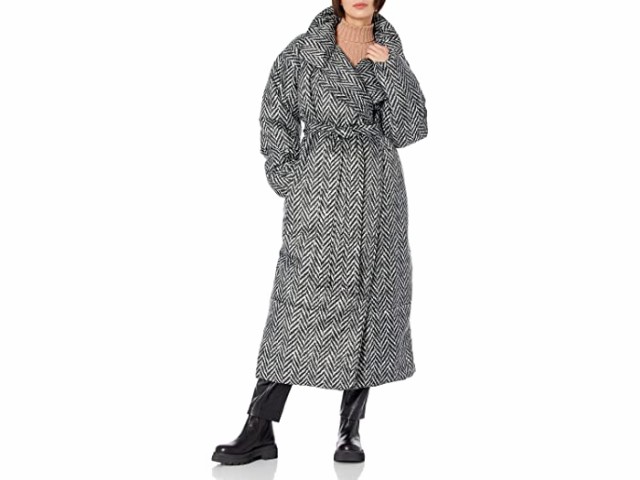 (取寄) ノーマ カマリ ウィメンズ コート Norma Kamali Womens Coat Large Herringbone Tweed