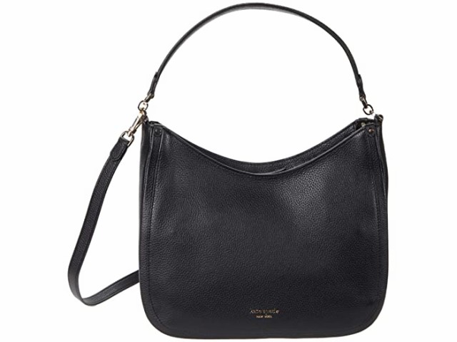 (取寄) ケイトスペード ルーレット ラージ ホーボー バッグ Kate Spade New York Roulette Large Hobo Bag Black