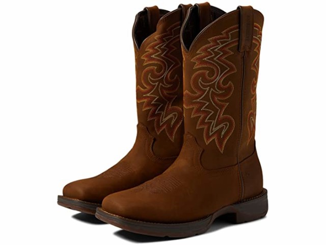 (取寄) デュランゴ リベル 12 ウェスタン ウォータープルーフ Durango Rebel 12 Western Waterproof Russet