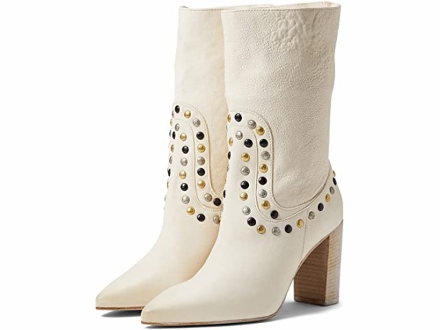 (取寄) フリーピープル スタデッド ダコタ ヒール ブート Free People Studded Dakota Heel Boot Ivory