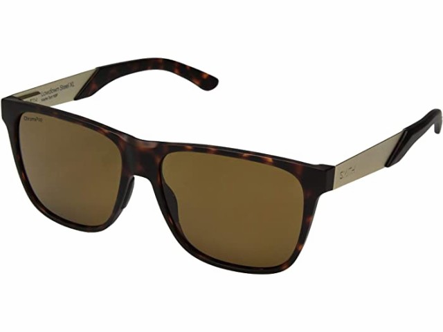 (取寄) スミス ローダウン Xl スティール Smith Optics Lowdown XL Steel Matte Dark Tort/Chromapop Brown Polarized