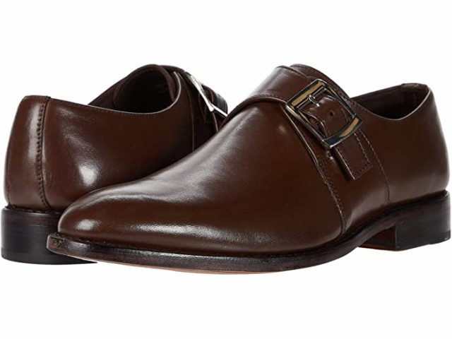 (取寄) アンソニーヴィア モンク ストラップ Anthony Veer Roosevelt Single Monk Strap Chocolate Brown