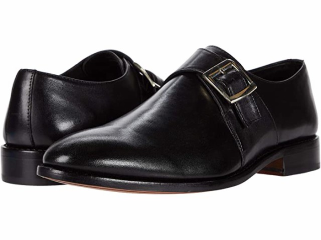 (取寄) アンソニーヴィア モンク ストラップ Anthony Veer Roosevelt Single Monk Strap Black