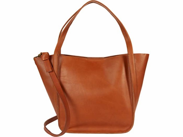 (取寄) メイドウェル ザ シドニー トート Madewell The Sydney Tote Burnished Caramel