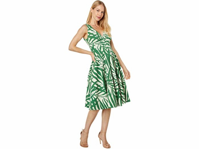 (取寄) ケイトスペード パーム フロンズ アメリア ドレス Kate Spade New York Palm Fronds Amelia Dress Bitter Greens