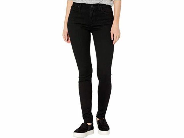 (取寄) ハドソン ジーンズ バーバラ ハイウェスト スーパー スキニー イン ブラック Hudson Jeans Barbara High-Waist Super Skinny in