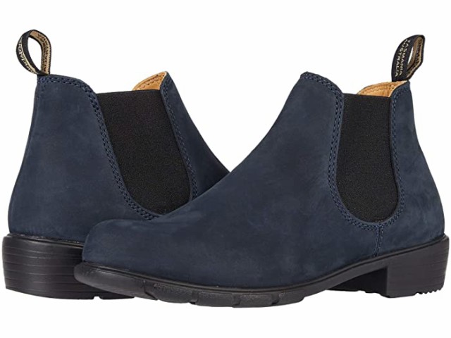 (取寄) ブランドストーン アンクル チェルシー ブート Blundstone BL1975 Ankle Chelsea Boot Navy Nubuck