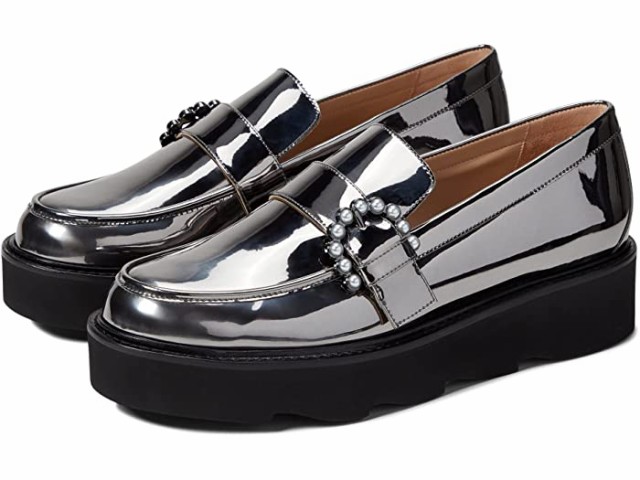 (取寄) スチュアート ワイツマン パイパー ローファー Stuart Weitzman Piper Superlift Loafer Gunmetal