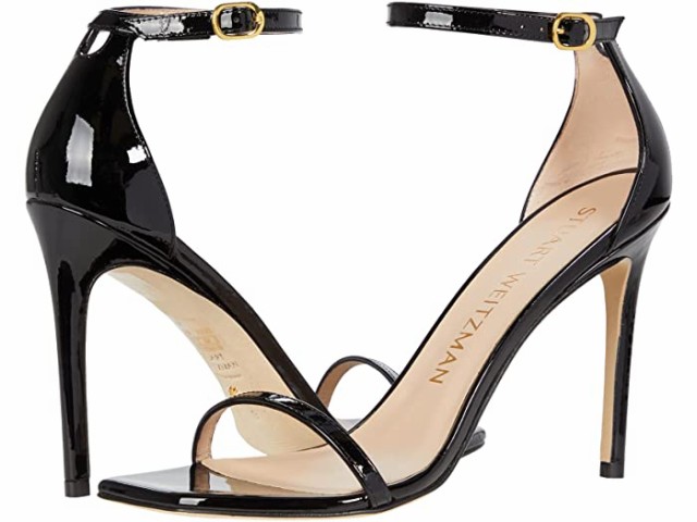 (取寄) スチュアート ワイツマン ヌーディストカーブ 100 サンダル Stuart Weitzman Nudistcurve 100 Sandal Black