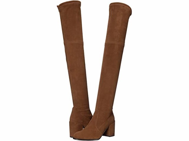 (取寄) スチュアート ワイツマン オーバー ニー ブート Stuart Weitzman Tieland Over the Knee Boot Coffee Suede Stretch