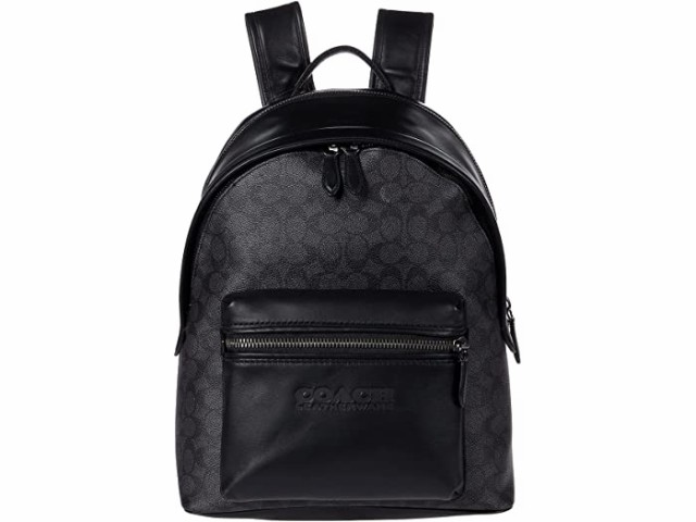 (取寄) コーチ シグニチャー チャーター バックパック COACH Signature Charter Backpack Charcoal