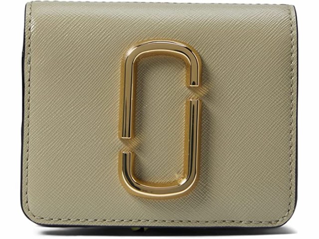 (取寄) マークジェイコブス スナップショット ミニ コンパクト ウォレット Marc Jacobs Snapshot Mini Compact Wallet Silver Sage Mult