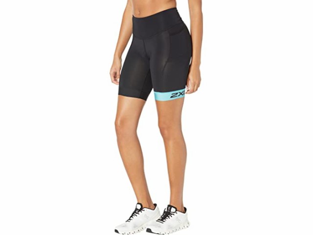 (取寄) ツータイムズユー コア 7 TRI ショーツ 2XU Core 7 Tri Shorts Black/Porcelain