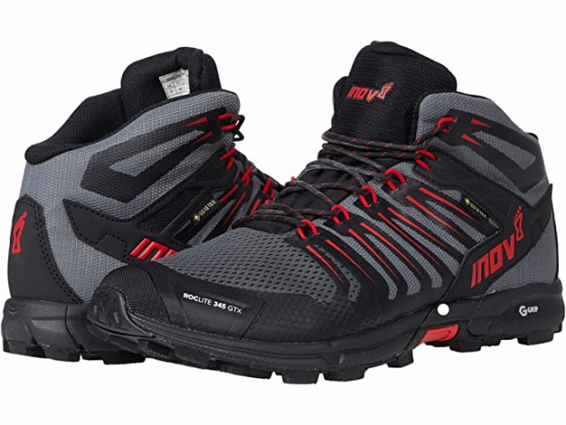 (取寄) イノヴェイト 345 ゴアテックス inov-8 Roclite 345 GTX Grey/Black/Red