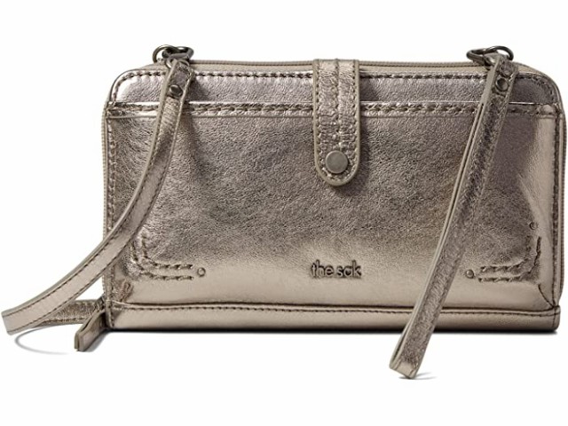 (取寄) ザ サク アイリス ラージ スマートフォン クロスボディ The Sak Iris Large Smartphone Crossbody Pyrite