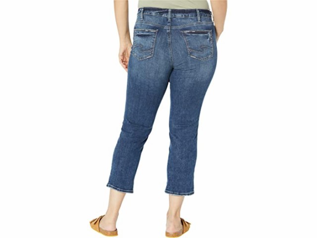 (取寄) シルバー ジーンズ プラス サイズ スキ カプリ Silver Jeans Co. Plus Size Suki Capris W43916SCV389 Indigo