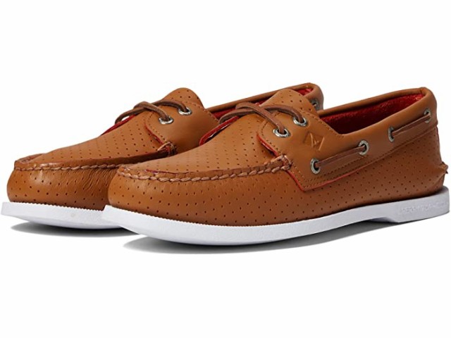 (取寄) スペリー A/O 2-アイ パフォレイティット Sperry A/O 2-Eye Perforated Tan 1