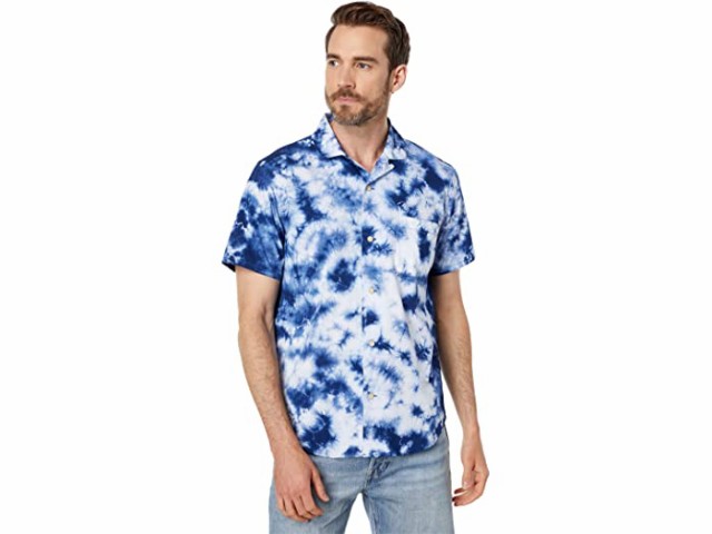 (取寄) アウターノウン シャツ Outerknown BBQ Shirt Lapis Tie-Dye