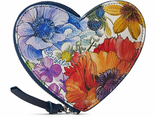 (取寄) ブライトン ブロッサム ヒル バタフライ ハート コイン パース Brighton Blossom Hill Butterfly Heart Coin Purse Multi