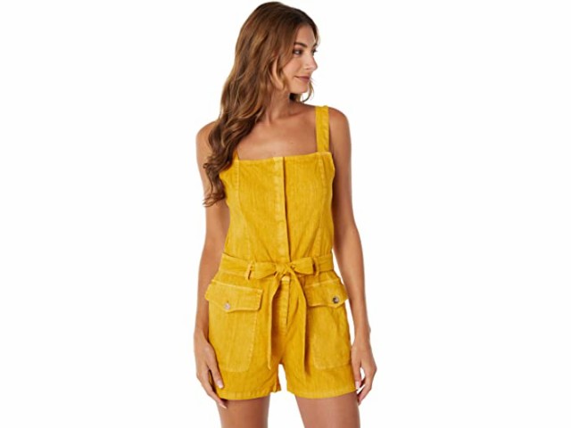 (取寄) カット フロム ザ クロス ロンパー KUT from the Kloth Saima-Tie Romper Mustard