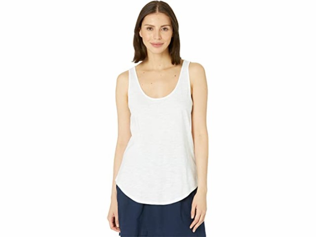 (取寄) リラ P フレイム モーダル スクープ タンク Lilla P Flame Modal Scoop Tank White