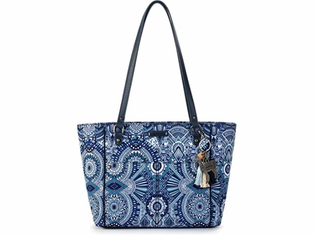 (取寄) サックルーツ アーティスト サークル ミディアム トート Sakroots Artist Circle Medium Tote Navy Wanderlust