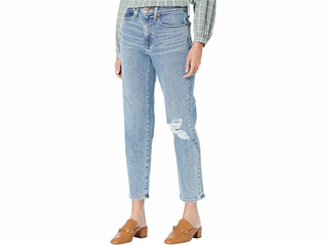 (取寄) メイドウェル ガールフレンド ジーンズ イン Madewell Girlfriend Jeans in Berryington Berryton Wash