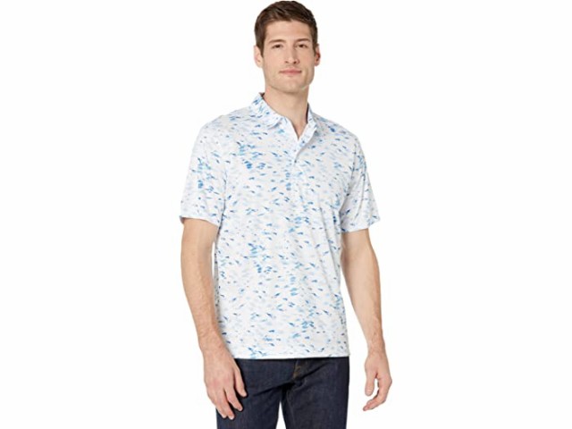 (取寄) ロバート グラハム ノーティカル ネット ショート スリーブ ニット ポロ Robert Graham Nautical Net Short Sleeve Knit Polo Wh